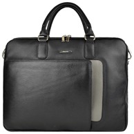 GALKO Torba za notebook 17" unisex 13-0557-1007S, kožna, crno-siva